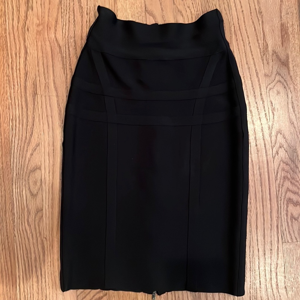 Herve Leger black skirt